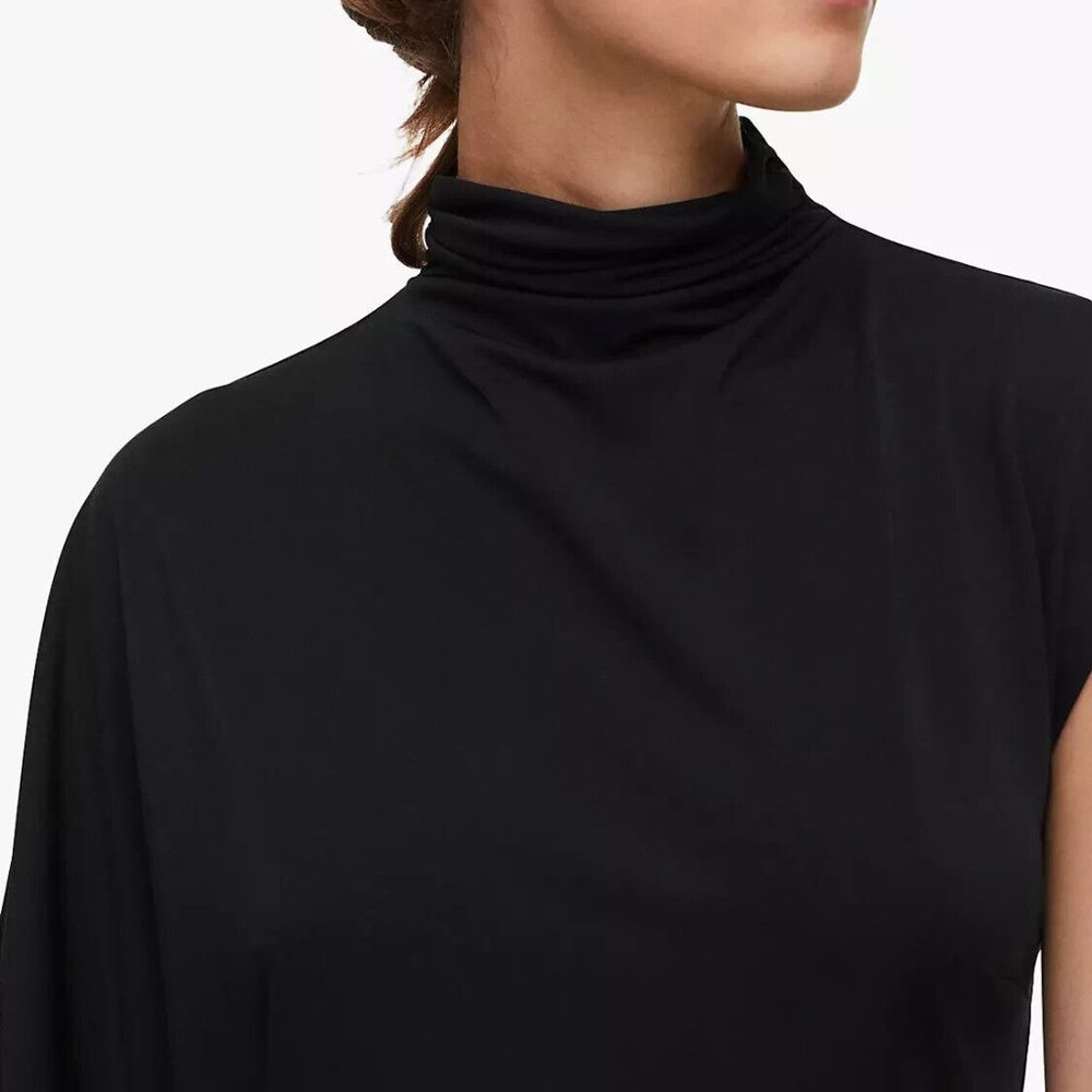 Mango - Asymetrical sleeve Mini Dress - size 0 - Picture 3 of 8